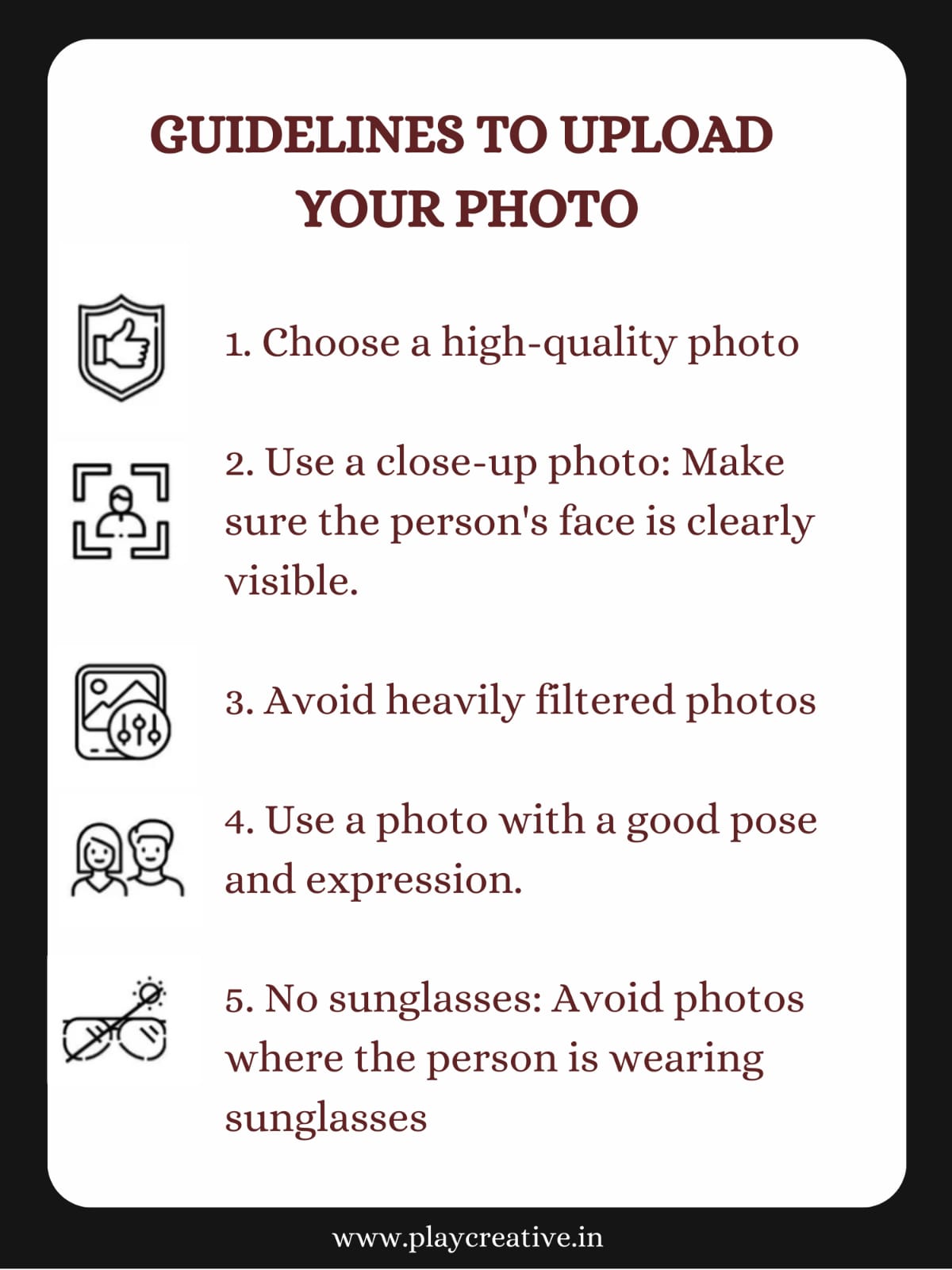 photo upload guidelines for custom puzzle printing by Play Creative