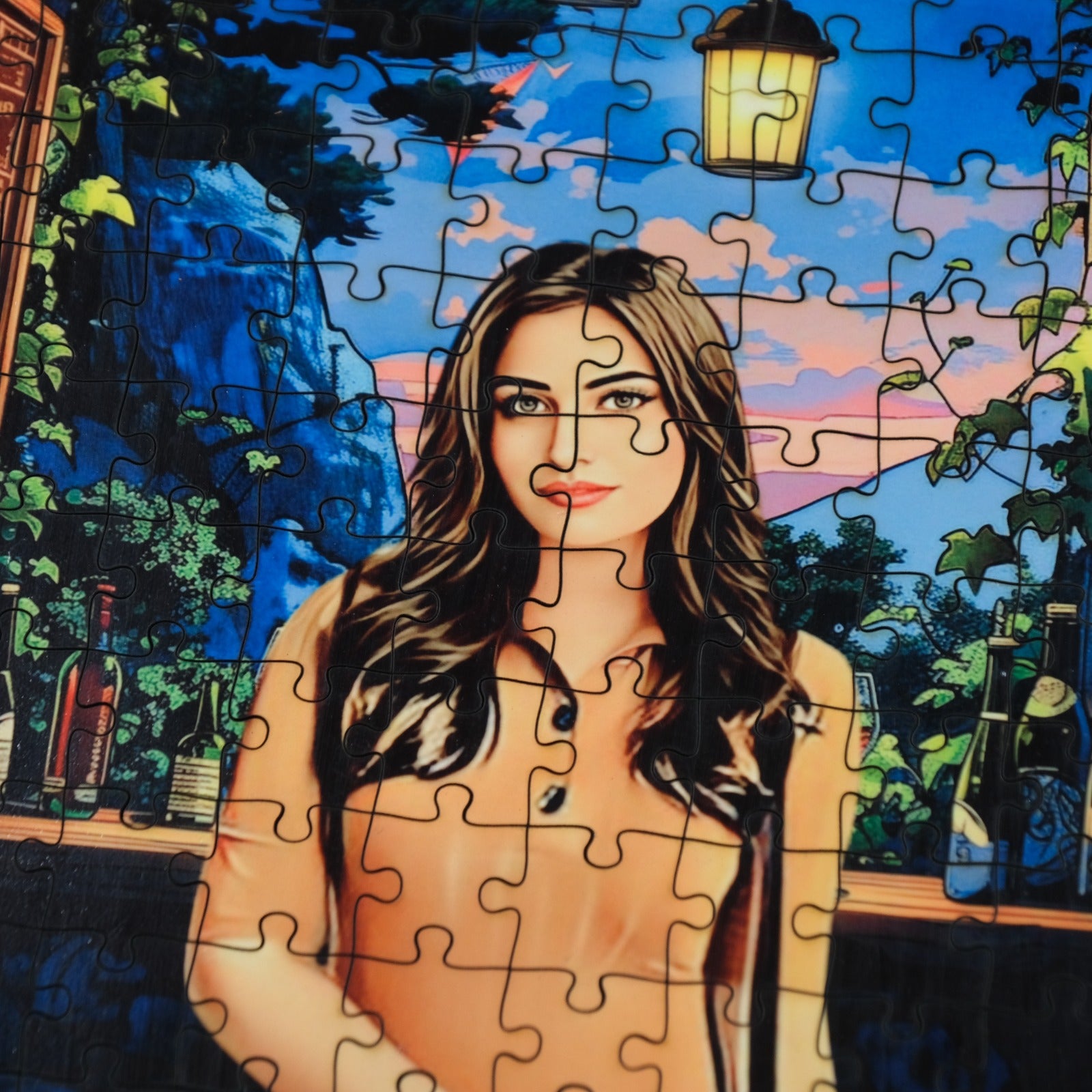 Personalized Puzzle Painting - Timeless Treasure | Framed Puzzle (Optional) | Wooden Puzzle