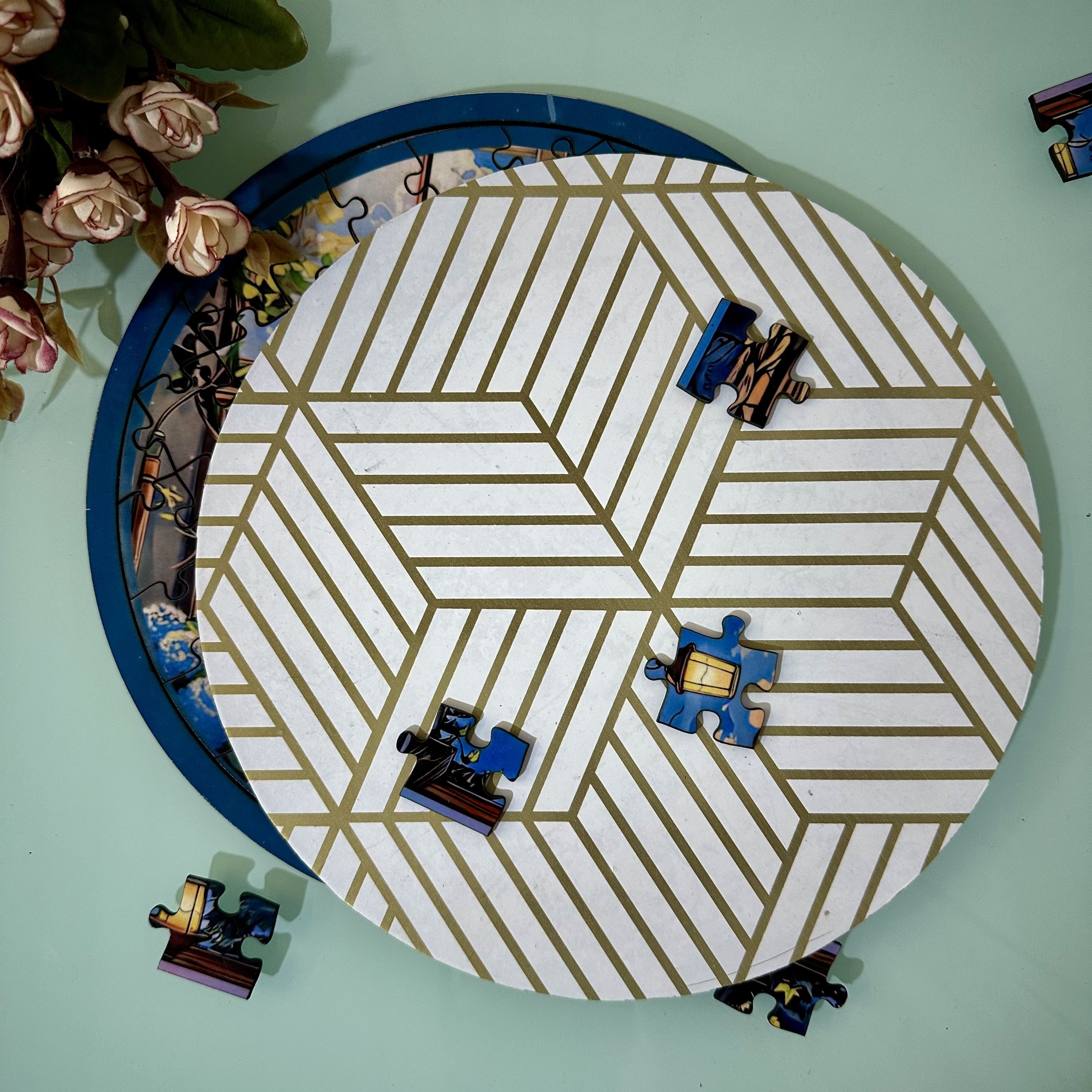 Personalized Puzzle Painting- Garden Gateways | Wooden Puzzle