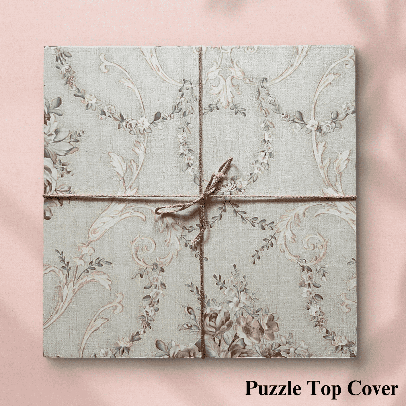 Personalized Puzzle Painting- Floral Fantasy | Framed Puzzle (Optional) | Wooden Puzzle