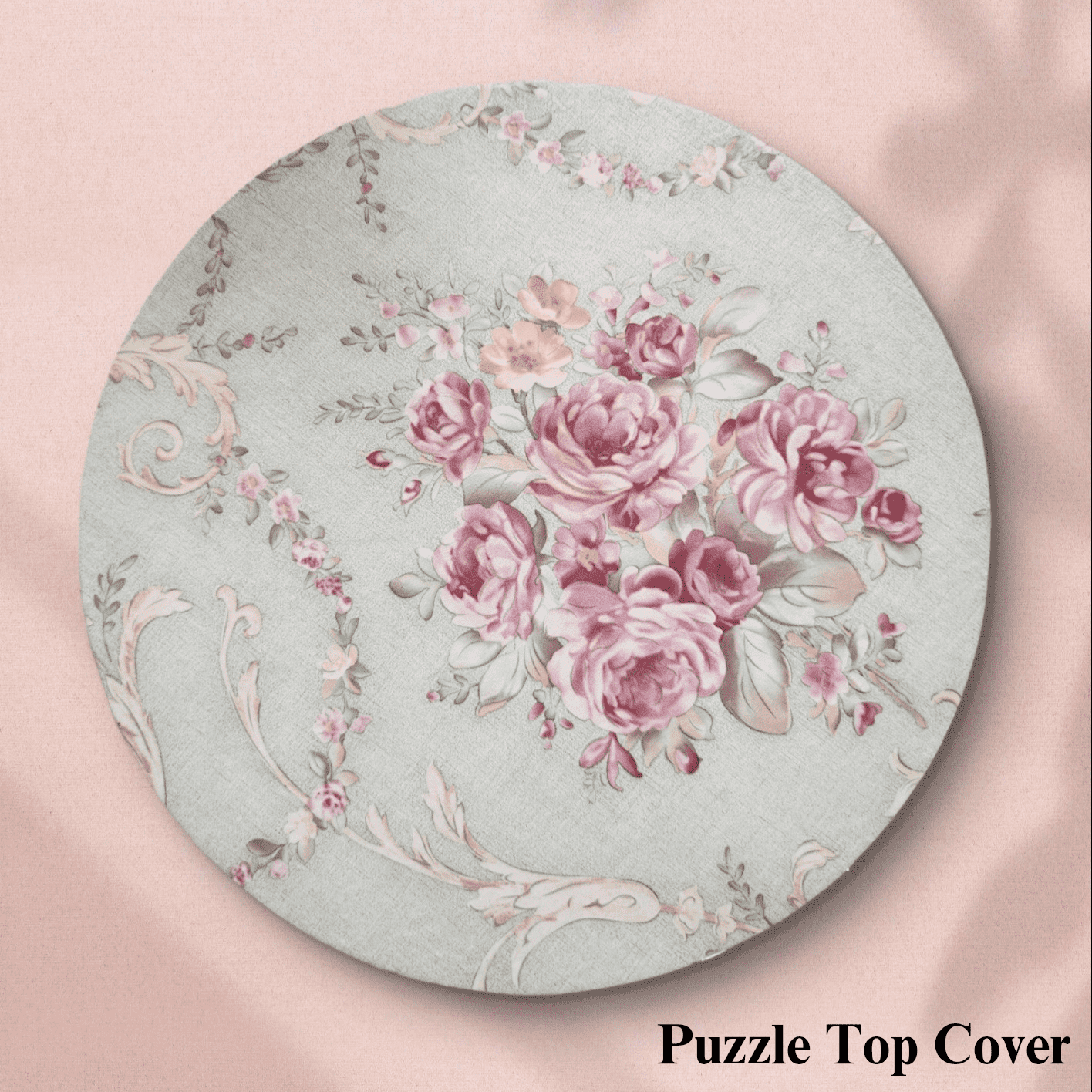 Customized Wooden Carved Puzzle Circle Shape