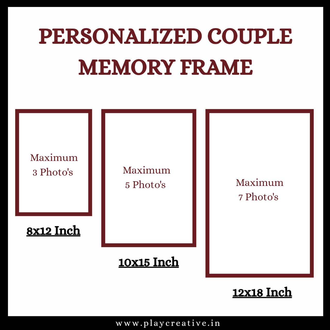 The Moments That Made Us – Personalized Couple Memory Frame