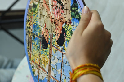 Personalized Puzzle Painting- Morning Bloom | Wooden Puzzle