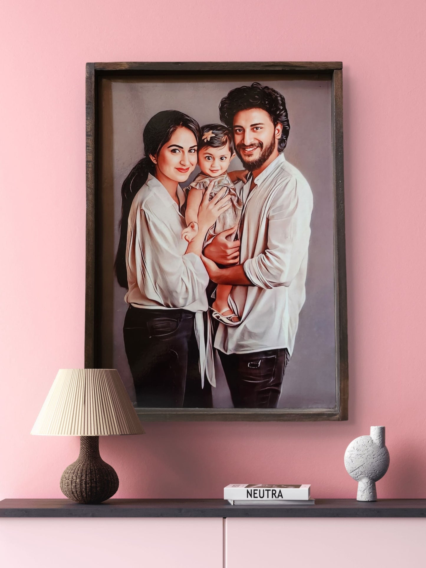 Customizable Wooden Painting -wooden frame