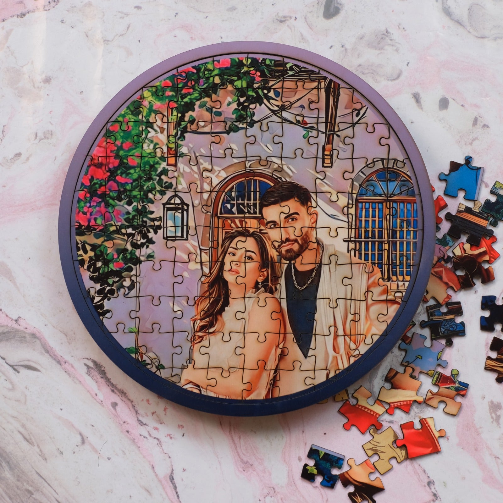 Personalized Puzzle Painting- Garden Gateways | Wooden Puzzle