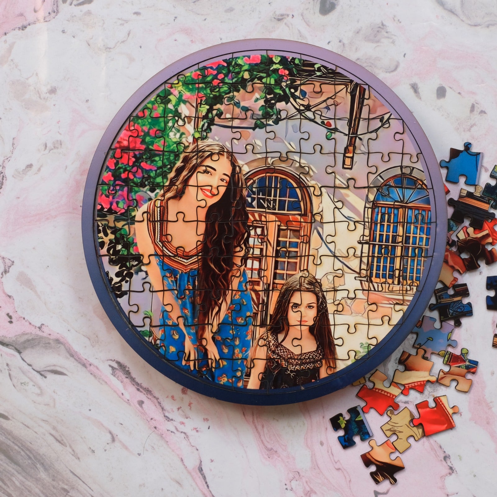 Personalized Puzzle Painting- Garden Gateways | Wooden Puzzle