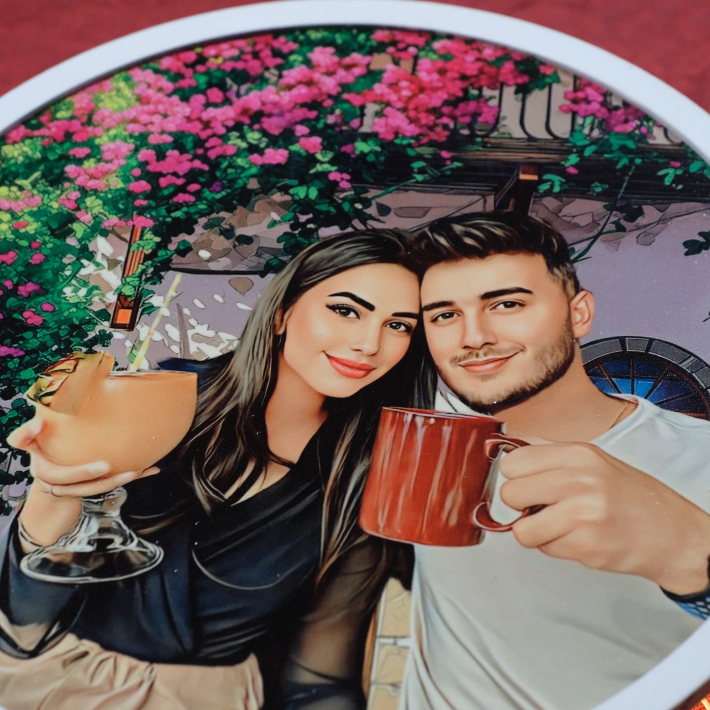 Wooden Painting Frame Circle (Garden Gateways)