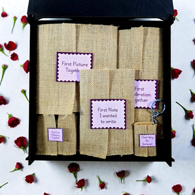 The Firsts Box | Personalized First Anniversary & Birthday Gift for Couples