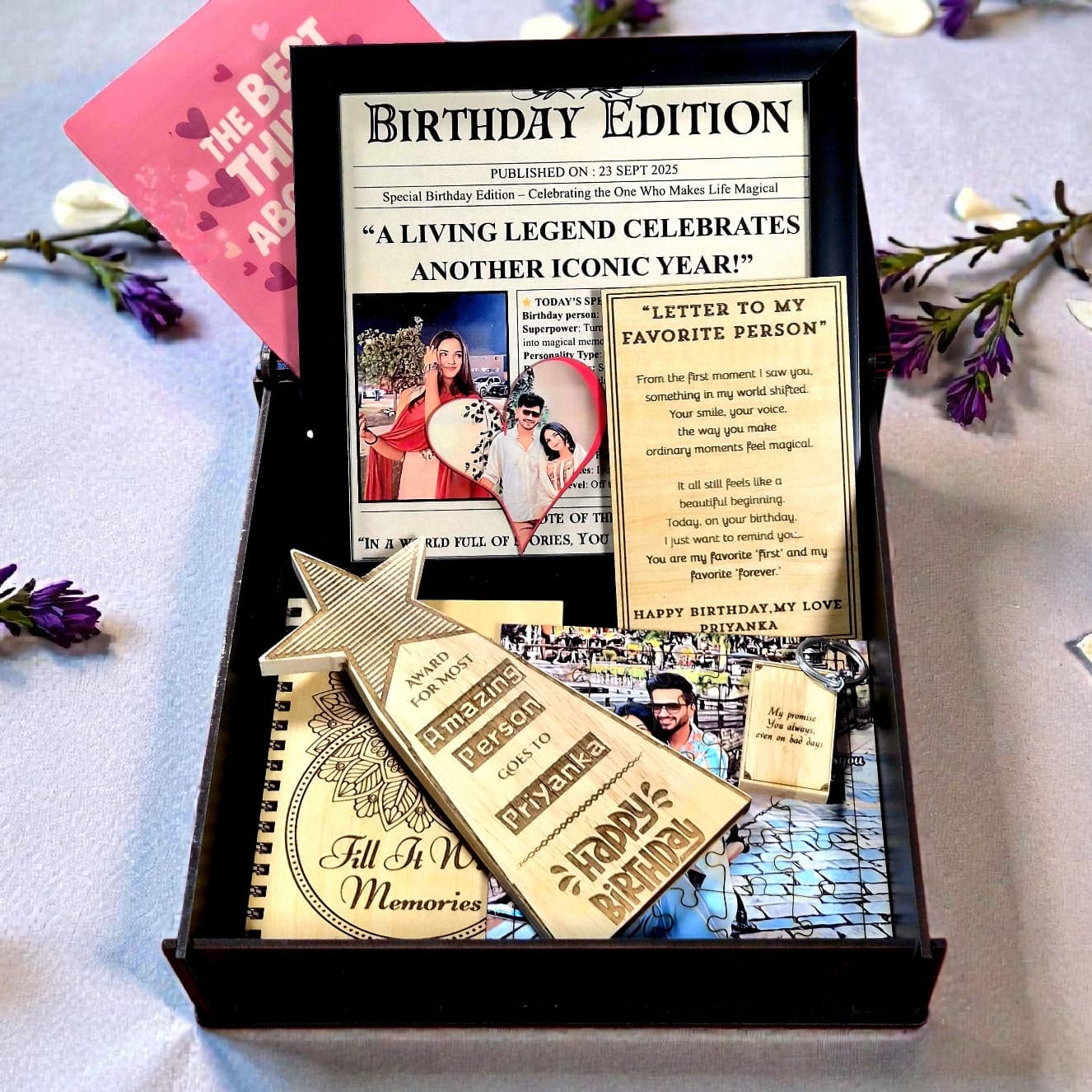 24 Hour Love Hamper | Personalized Romantic Gift for Couples