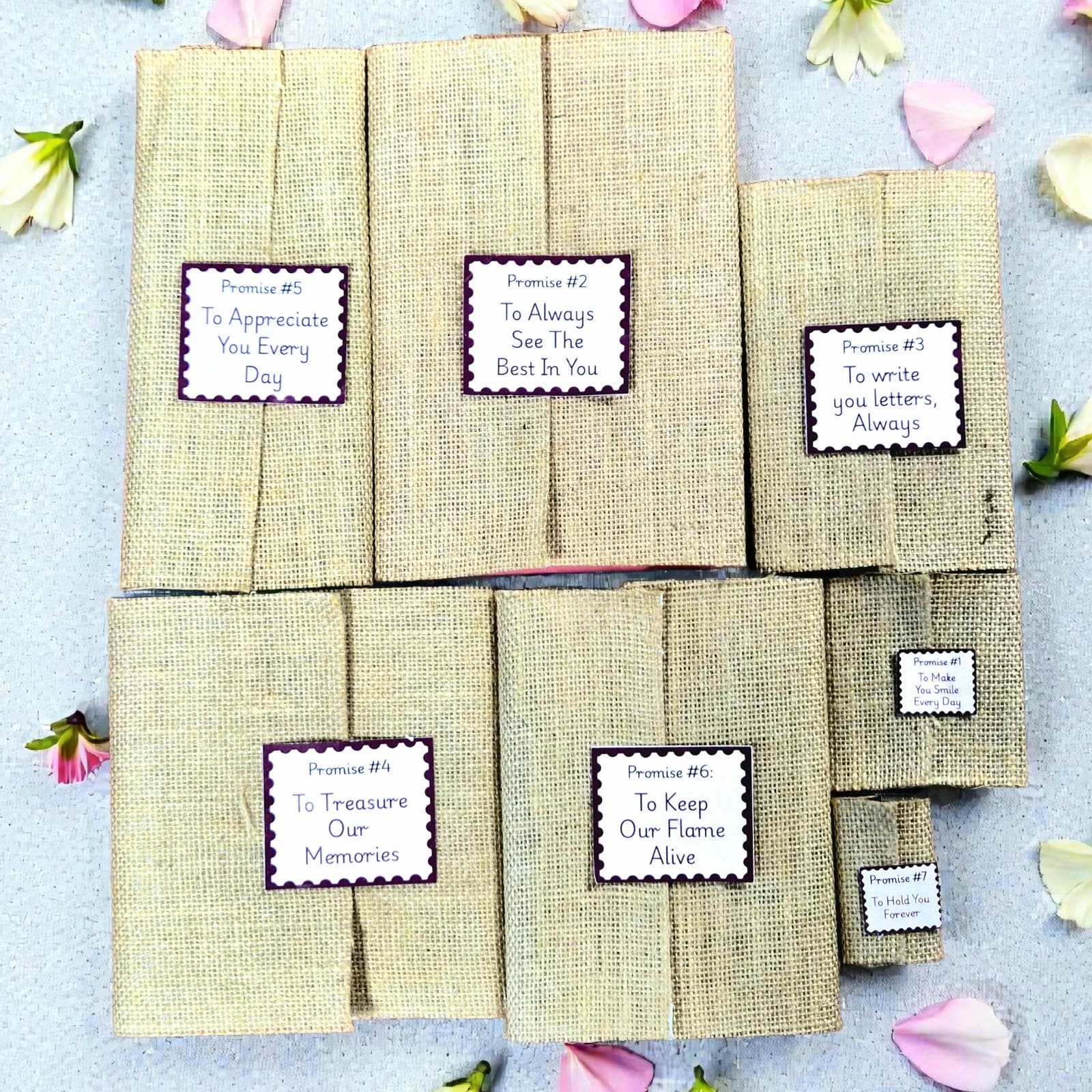 7 Gifts 7 Promises | Personalized Romantic Gift Hamper for Couples