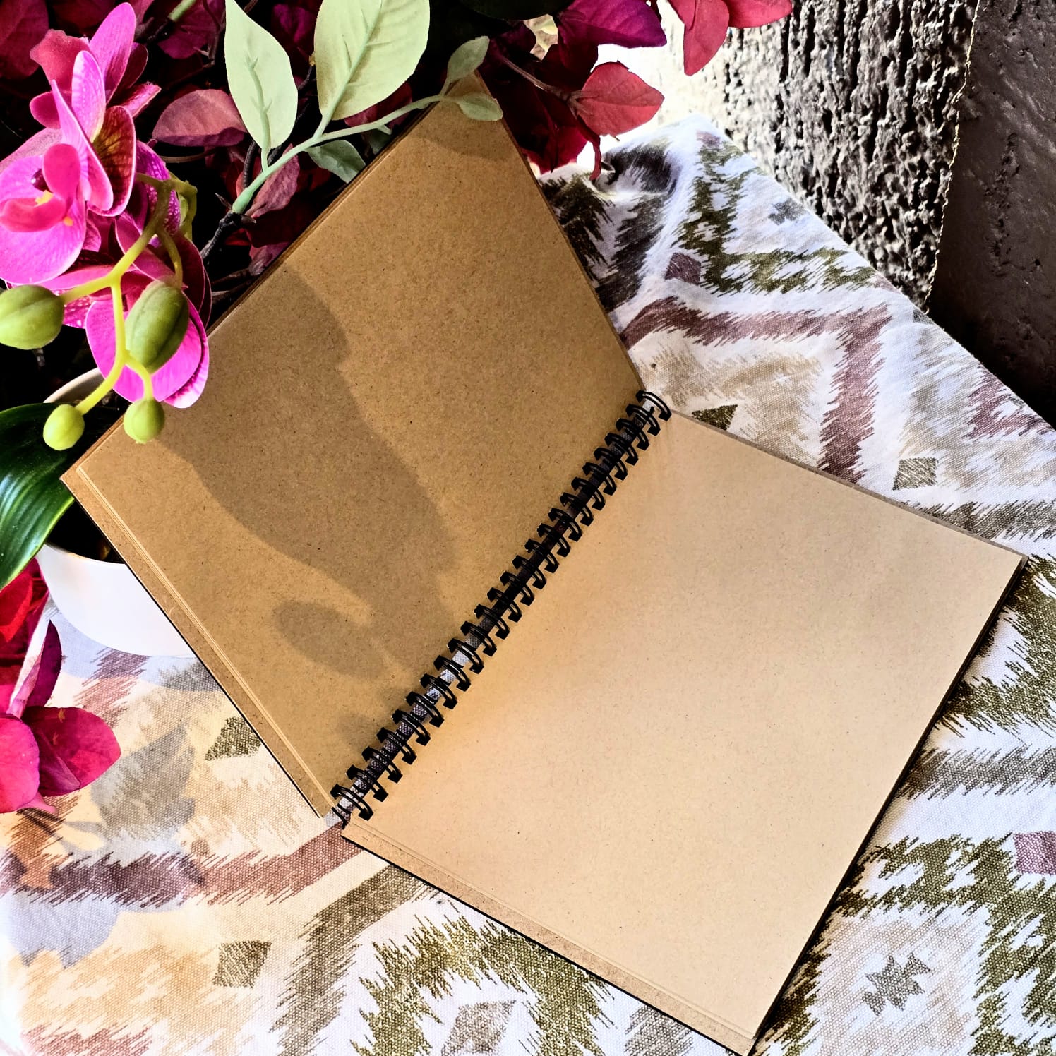 Personalized A6 Wooden Diary | Custom Name Memory Journal