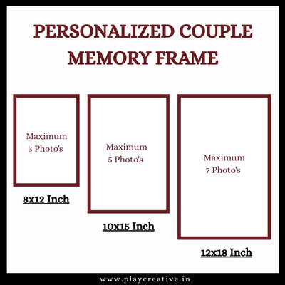 The Moments That Made Us – Personalized Couple Memory Frame