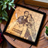 Square shape wooden customized photo puzzle gift by Play Creative for couples and special occasions