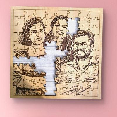Customized wooden puzzle gift for corporate gifting bulk orders and festive giveaways